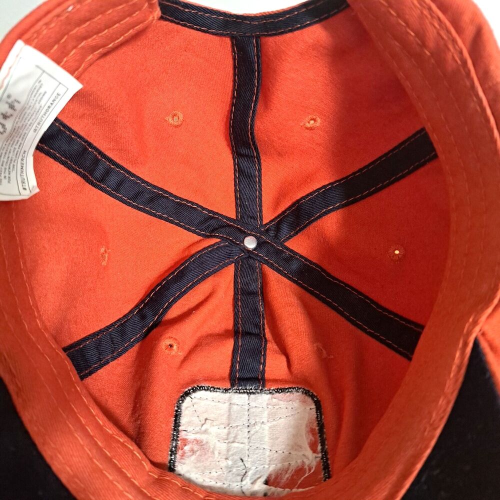 Go Pluck Yourself Baseball Hat Embroidered Patch Cap Orange Strapback Adjustable - Picture 7 of 8